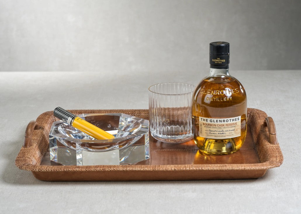 Glass Crystal Octagon Bowl - Clear